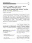 Research paper thumbnail of Microdeletion of pseudogene chr14.232.a affects LRFN5 expression in cells of a patient with autism spectrum disorder