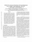 Research paper thumbnail of ROAD-R: The Autonomous Driving Dataset with Logical Requirements