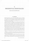 PRESIDENTIAL DEMOCRACIES (Pre-Print) Cover Page