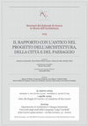 Research paper thumbnail of 2023, March - Aistarch - Seminari dei dottorati di ricerca in Storia dell’Architettura #3 IL RAPPORTO CON L’ANTICO NEL PROGETTO DELL’ARCHITETTURA, DELLA CITTÀ E DEL PAESAGGIO