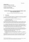 Research paper thumbnail of Working Paper UNITED NATIONS ECONOMIC COMMISSION FOR EUROPE CONFERENCE OF EUROPEAN STATISTICIANS