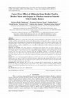 Carry Over Effect of Aflatoxin from Broiler Feed to Broiler Meat and Organs in Chicken raised in Nairobi City County, Kenya Cover Page