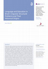 Research paper thumbnail of Language and Education in Brazil: Linguistic Structural Problems and Their Historical Origins