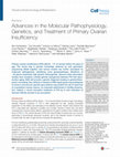 Research paper thumbnail of Advances in the Molecular Pathophysiology, Genetics, and Treatment of Primary Ovarian Insufficiency