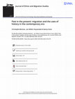 Research paper thumbnail of Past in the present: migration and the uses of history in the contemporary era