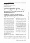 Research paper thumbnail of Una aproximación al discurso «Conquista Espiritual» de Antonio Ruiz de Montoya a través del estudio de las imágenes benévolas