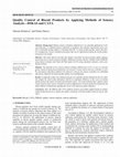 Research paper thumbnail of Quality Control of Biscuit Products by Applying Methods of Sensory Analysis—DSKAS and CATA