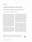 Research paper thumbnail of The Millennium Development Goals and Health Crisis