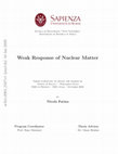 Research paper thumbnail of Weak Response of Nuclear Matter