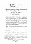 Research paper thumbnail of The burden of legacy: Producing the Tagged Corpus of Early English Correspondence Extension (TCEECE)