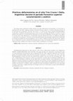 Research paper thumbnail of Prácticas deformatorias en el sitio Tres Cruces I (Salta, Argentina) durante el período Formativo superior: caracterización y análisis