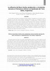 Research paper thumbnail of La alfarería de Muro Ancho: producción y circulación durante el Formativo inferior en Quebrada del Toro (Salta, Argentina)