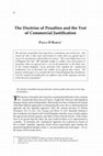 The Doctrine of Penalties and the Test of Commercial Justification Cover Page