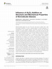 Influence of Al2O3 Addition on Structure and Mechanical Properties of Borosilicate Glasses Cover Page