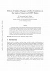 Research paper thumbnail of Effects of Sudden Changes in Inflow Conditions on the Angle of Attack on HAWT Blades