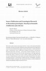 Research paper thumbnail of Review of Rossiiskaia genealogiia. Nauchnyi al'manakh