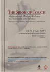 The Sense of Touch. Medieval and Modern Debates in Philosophy and Science (Nijmegen, 19-21 June 2023) Cover Page