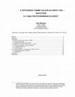 Research paper thumbnail of L’efficience comme valeur du droit civil : invitation à l’analyse économique du droit