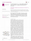 Research paper thumbnail of Crystal structure of (±)-1-({[4-(allyloxy)phenyl]sulfanyl}methyl)-2-(diphenylthiophosphoryl)ferrocene