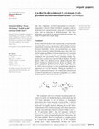 Research paper thumbnail of 2,6-Bis(5,6-dicyclohexyl-1,2,4-triazin-3-yl)pyridine–dichloromethane–water (1/1/0.625)