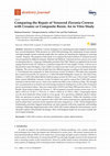 Research paper thumbnail of Comparing the Repair of Veneered Zirconia Crowns with Ceramic or Composite Resin: An in Vitro Study