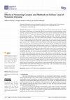 Research paper thumbnail of Effects of Veneering Ceramic and Methods on Failure Load of Veneered Zirconia