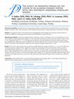 Research paper thumbnail of The effect of repeated firings on the color of an alumina ceramic system with two different veneering porcelain shades