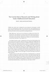 Research paper thumbnail of The Current State of Research and Writing about Early Childhood Jewish Education