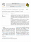 Research paper thumbnail of The effect on liveweight gain of using anthelmintics with incomplete efficacy against resistant Cooperia oncophora in cattle