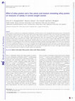 Research paper thumbnail of Effect of whey protein and a free amino acid mixture simulating whey protein on measures of satiety in normal-weight women