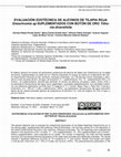 Research paper thumbnail of EVALUACIÓN ZOOTÉCNICA DE ALEVINOS DE TILAPIA ROJA Oreochromis sp SUPLEMENTADOS CON BOTÓN DE ORO Tithonia diversifolia