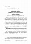 Research paper thumbnail of Irreversible Choices and Future Generations’ Rights