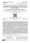 Research paper thumbnail of Comparing System of Wheat Intensification with Normal Practices Under Different Levels of Organic and Inorganic Fertilizer in Southeast Region of Afghanistan