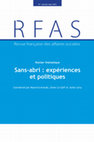 Research paper thumbnail of "Dossier RFAS. Sans-abri: expériences et politiques" (Extrait: avant-propos)