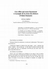 Research paper thumbnail of Ces villes qui nous façonnent - L'exemple de la Zone du Dehors d'Alain Damasio