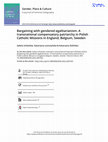 Research paper thumbnail of Bargaining with gendered egalitarianism. A transnational compensatory patriarchy in Polish Catholic Missions in England, Belgium, Sweden