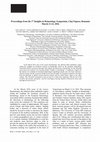 Research paper thumbnail of Proceedings from the 1st Insights in Hematology Symposium, Cluj-Napoca, Romania March 11-12, 2016