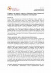 Research paper thumbnail of El papel de las mujeres respecto al Patrimonio Cultural Inmaterial: protectoras, reparadoras y divulgadoras en la tempestad