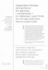 Research paper thumbnail of Comparaison théorique de la pertinence des approches « monophasique » et « biphasique » pour l’étude des ouvrages souterrains dans les argiles raides