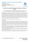 Research paper thumbnail of A Brief Review on Solubility Enhancement Techniques with Drug and Polymer