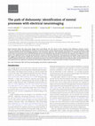 Research paper thumbnail of The path of dishonesty: identification of mental processes with electrical neuroimaging