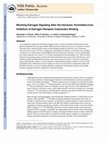 Research paper thumbnail of Blocking Estrogen Signaling After the Hormone: Pyrimidine-Core Inhibitors of Estrogen Receptor-Coactivator Binding