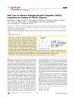 Research paper thumbnail of New Class of Selective Estrogen Receptor Degraders (SERDs): Expanding the Toolbox of PROTAC Degrons