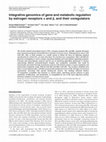 Research paper thumbnail of Integrative genomics of gene and metabolic regulation by estrogen receptors α and β, and their coregulators