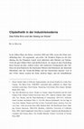 Research paper thumbnail of Clipästhetik in der Industriemoderne. Das frühe Kino und der Zwang zur Kürze