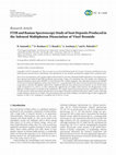 Research paper thumbnail of FTIR and Raman Spectroscopy Study of Soot Deposits Produced in the Infrared Multiphoton Dissociation of Vinyl Bromide