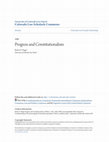 Research paper thumbnail of Progress and Constitutionalism