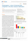 Research paper thumbnail of Coating agents - a vision of clustering index comparison in the direct reduction stakeholders