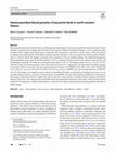 Research paper thumbnail of Haemosporidian blood parasites of passerine birds in north-western Siberia