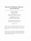 Bayesian Modeling, Inference and Prediction Cover Page